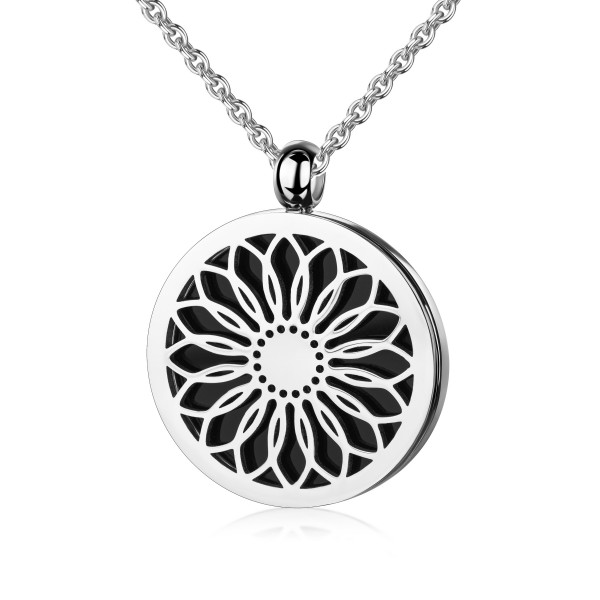 3661RHah Anhänger mit Kette Lebens-Blume 925/-