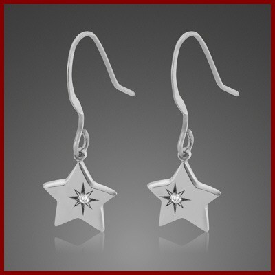008432-201316--8432 Ohrhaken DIAMANT 925/- 