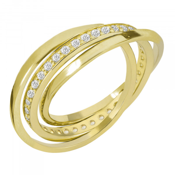 008256-230604-52--8256VG Ring CZ 925/- vergoldet