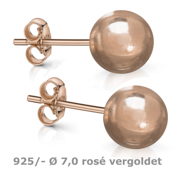 3286VR Kugel-Ohrstecker 7,0 925/-