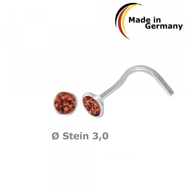 5375gr Nasenstecker/Spirale 925/-