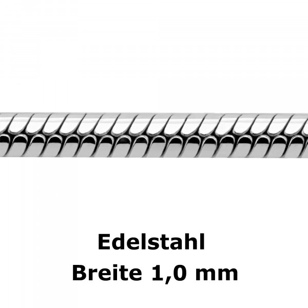 4110-45 Schlangen-Kette 1,0 Edelstahl