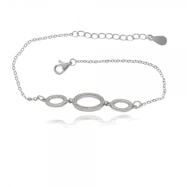 9405-16,5+3 Armband 925/-