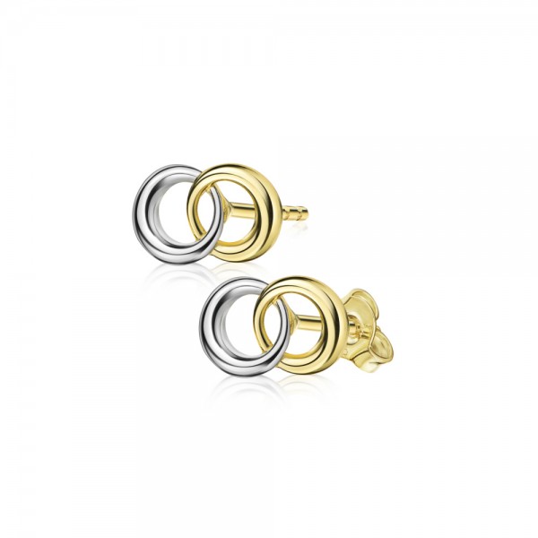 6323 Ohrstecker "Kreise" 333/-