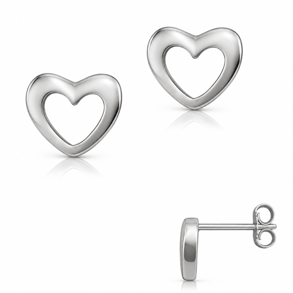 3476 Ohrstecker Herz 925/-