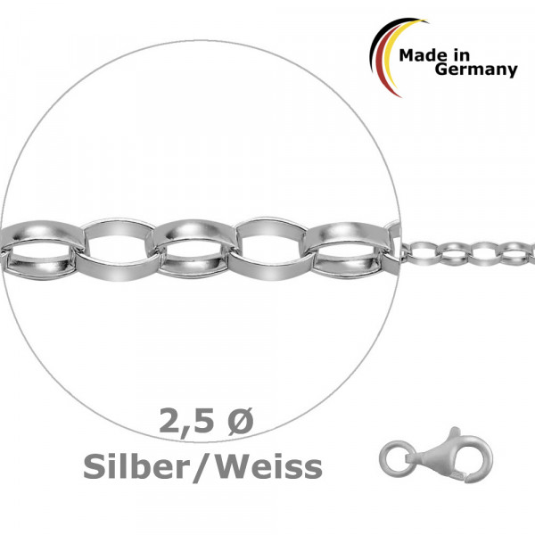 9560 Erbs-Armband oval 2,5 925/-