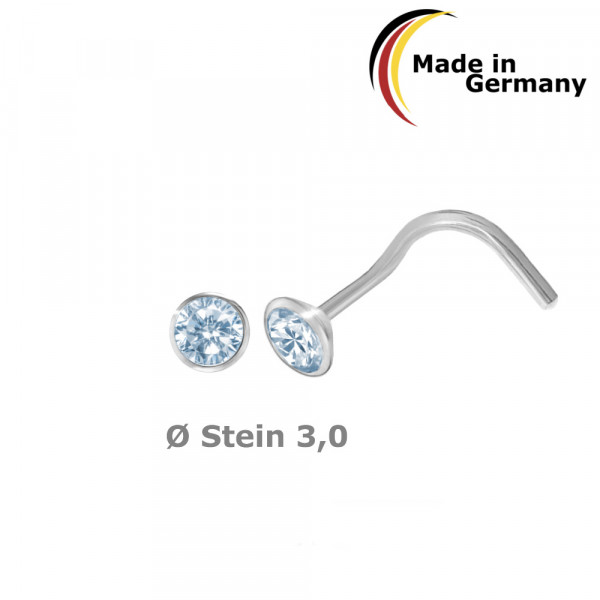 5375aq Nasenstecker/Spirale 925/-