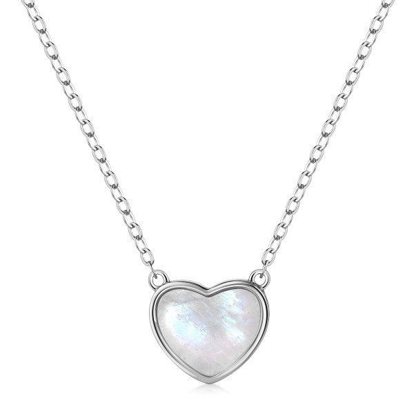 008780-201175-042--8780-42+3 Collier Herz Perlmutt 925/- rhodiniert