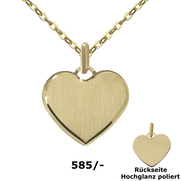 6366 pendant heart 585/-