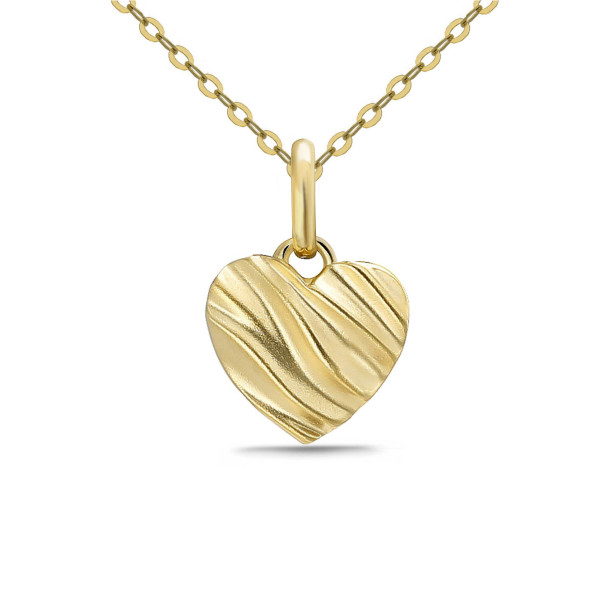2427ah pendant heart matted/shine 333/-