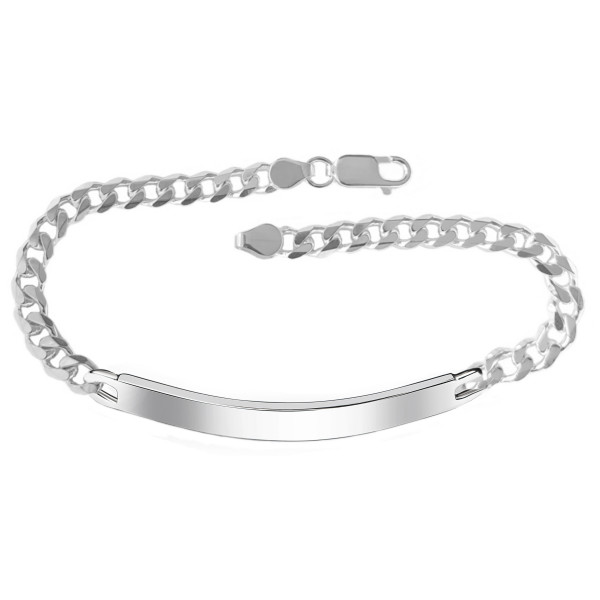 9189-21 Identitäts-Armband Panzer 6-fach 925/-
