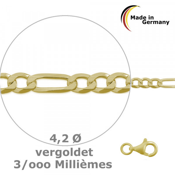 9582VG figaro-bracelet dc (Ø 4,4) 925/-