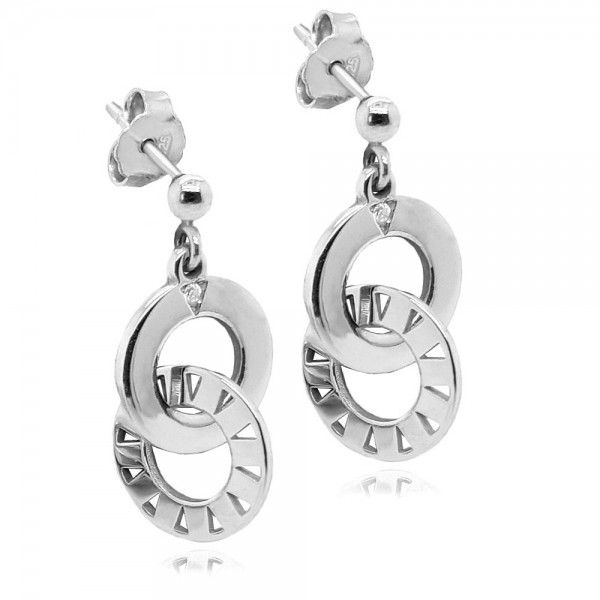 3390 Ohrhänger DIAMANT 925/-
