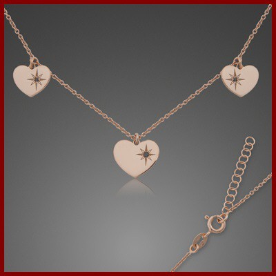 008436-221116-042--8436-42+3 Collier DIAMANT 925/-