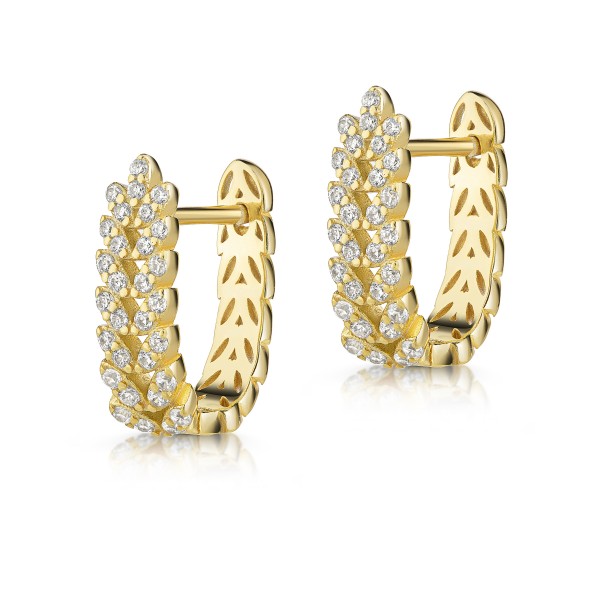 005379-231004--5379VG Creole CZ 925/- gelb vergoldet