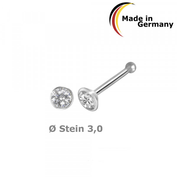 5375K nose stud CZ 3,0 925/-