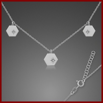 008427-201116-042--8427-42+3 Collier DIAMANT 925/-