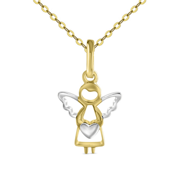 2424ah pendant angel with heart 333/-