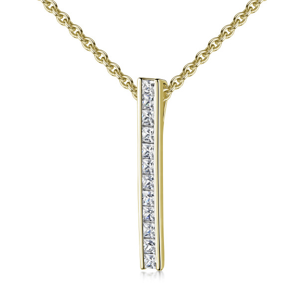 008934-230104--8934VG Anhänger Stab CZ 925/- vergoldet