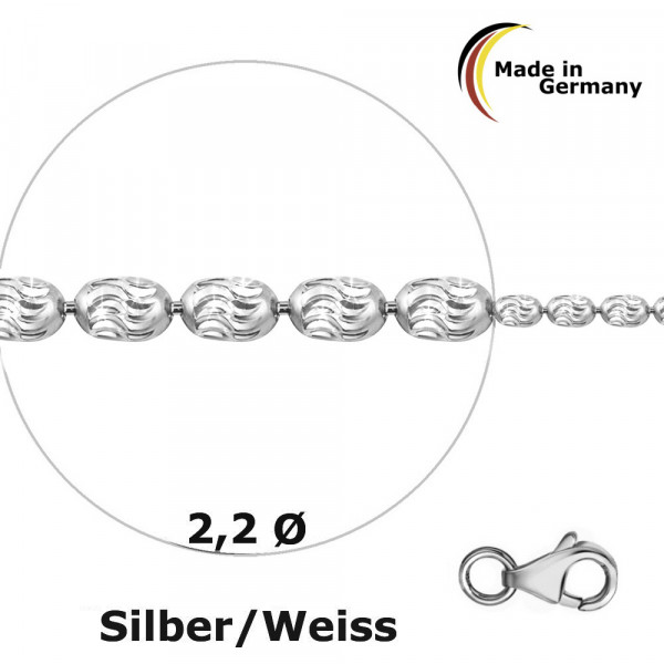 009632-250201-017--9632 Schmuck-Kugelarmband 2,2 925/- anlaufgeschützt