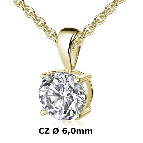 3403VG Anhänger 6,0 925/- vergoldet