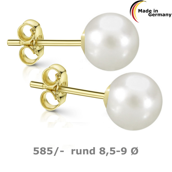 2204 Perlstecker rund 8,5-9 585/-