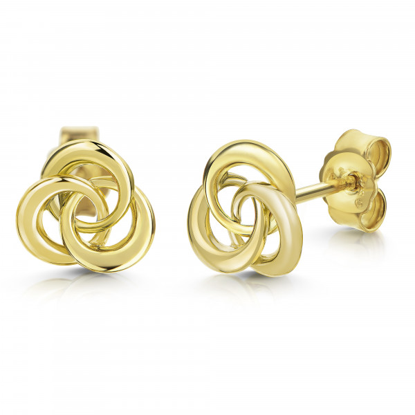 6322 Ohrstecker Knoten 585/-