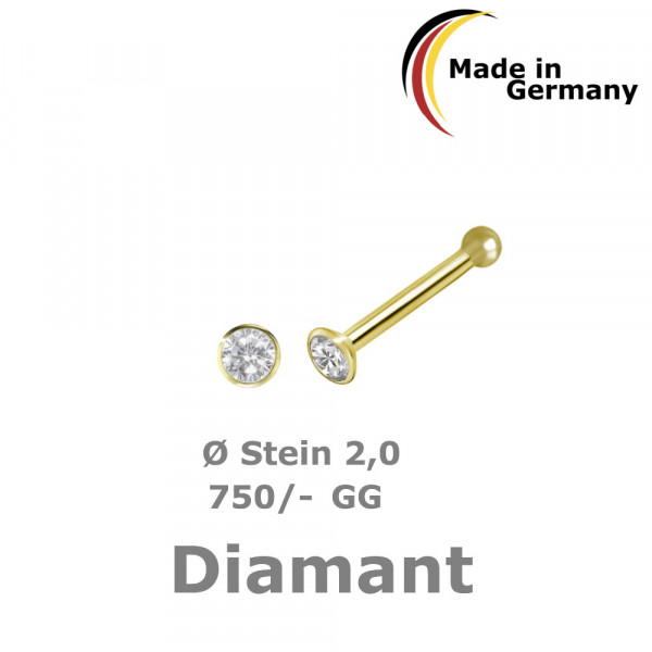 5158k nose-stud diamond 750/-