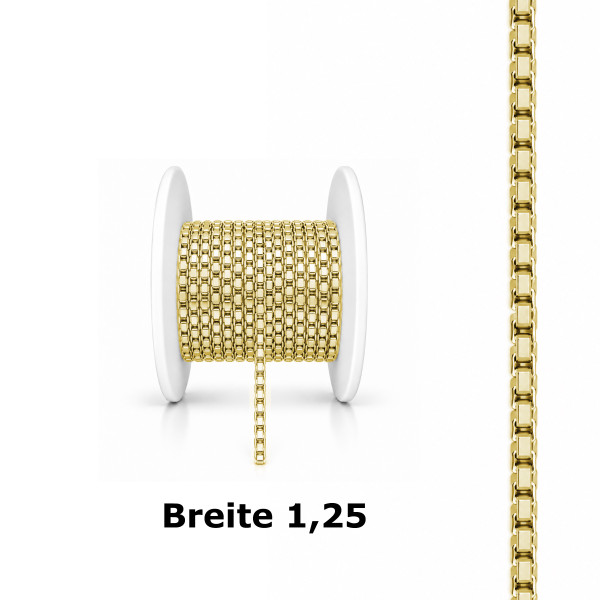 99715VG-100 Venezianer DIA Rund-Meterkette 1,25 925/- 3/OOO plattiert