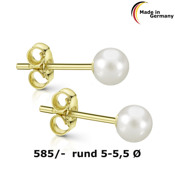 2200 Perlstecker rund 5-5,5 585/-
