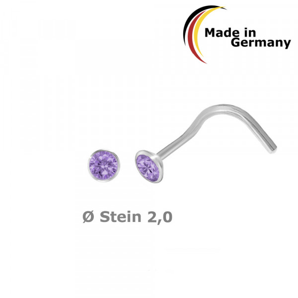 5328am Nasenstecker/Spirale 925/-