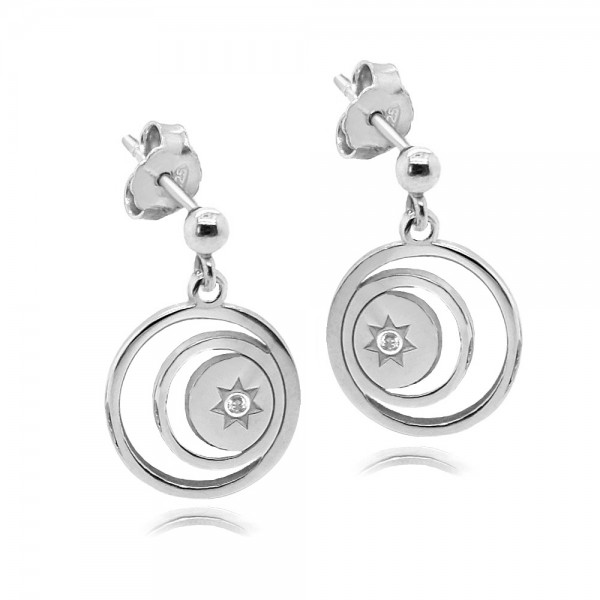 3391 Ohrhänger DIAMANT 925/-