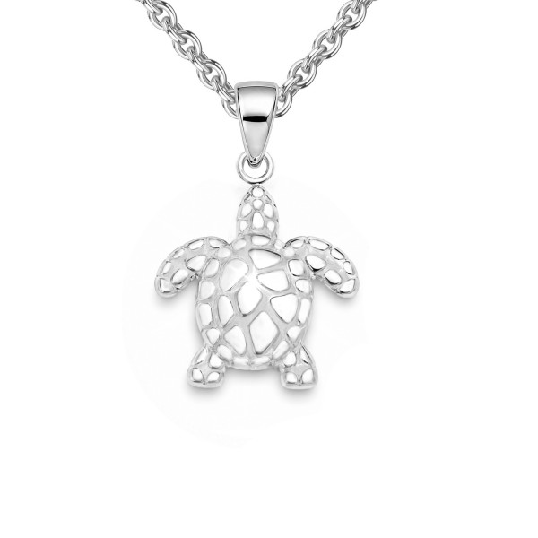 003615-200100--3615RH Anhänger Schildkröte 925/- rhodiniert
