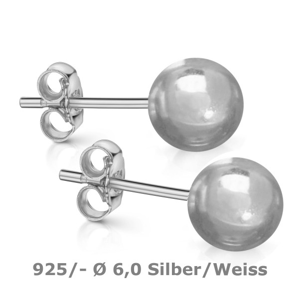3285 Kugel-Ohrstecker 6,0 925/-
