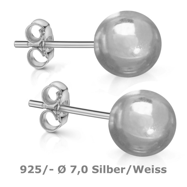 3286 Kugel-Ohrstecker 7,0 925/-