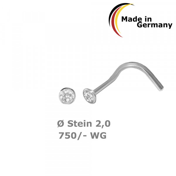 5128w Nasenstecker/Spirale 750/- WG
