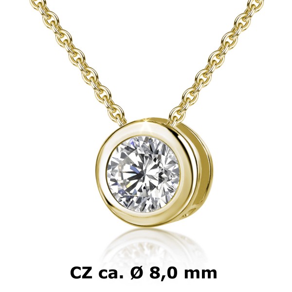 003446-230104--3446VG Anhänger (CZ ca. 8,0) 925/- 3/ooo vergoldet