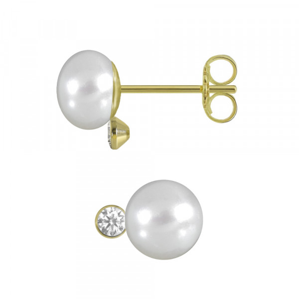 2231 earring SWZP 6-6,5/CZ 2,0 333/-