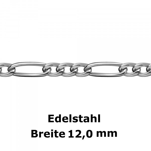 4767 -21 Figaro-Armband 12,0 Edelstahl