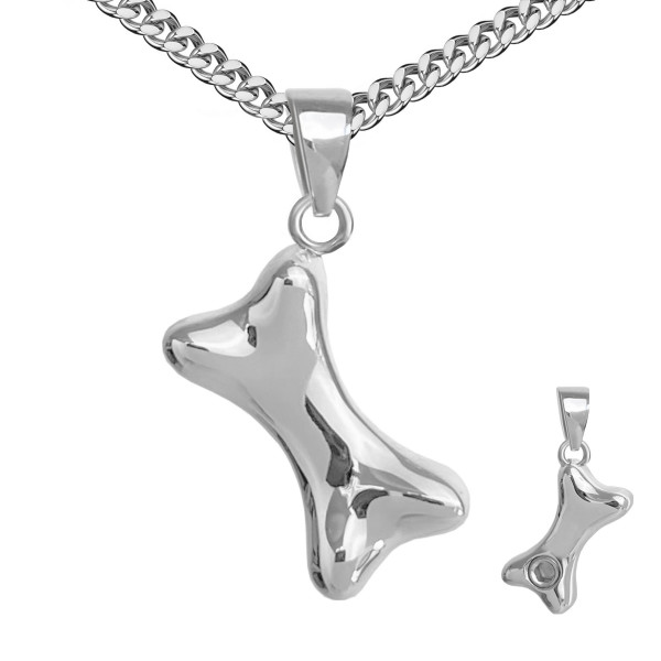 001504-850100--1504 Asche-Schmuck-Anhänger Knoche Bronze rhodiniert