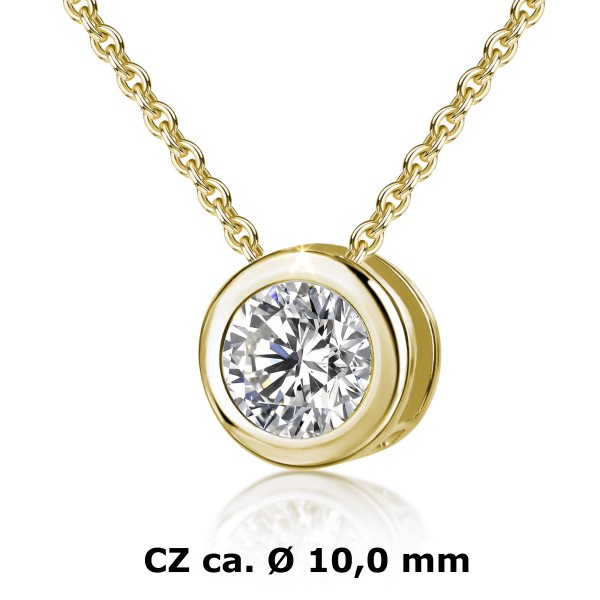 003445-230104--3445VG Anhänger (CZ ca. 10,0) 925/- 3/ooo Vergoldet