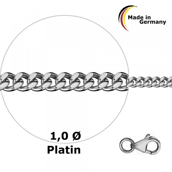 007715-611100-042--7715 Platin Panzer-Kette 1,0 950/-