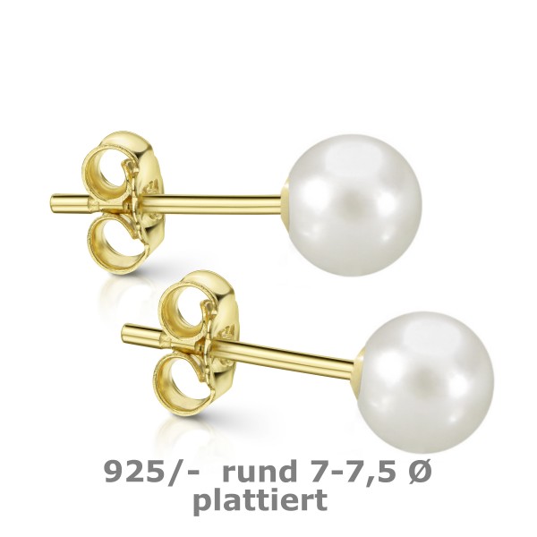 3202PL Perlohrstecker 925/-