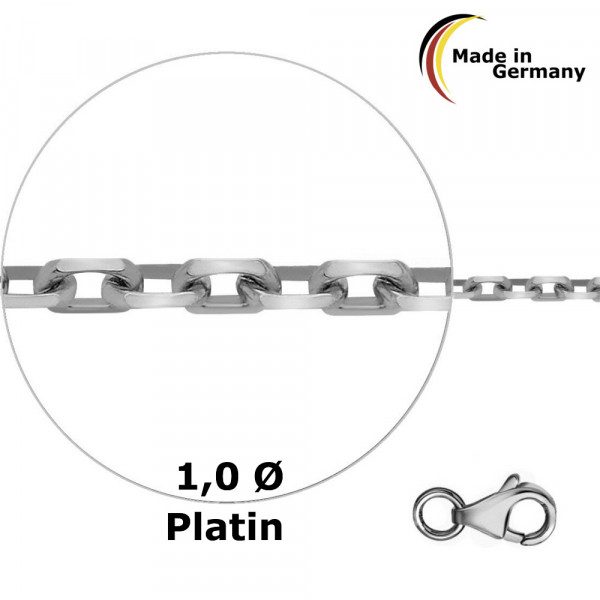007710-611100-042--7710 Platin Anker-Kette diam.1,0 950/-
