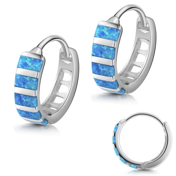 008755-201033--8755 Creolen Opal 925/- rhodiniert