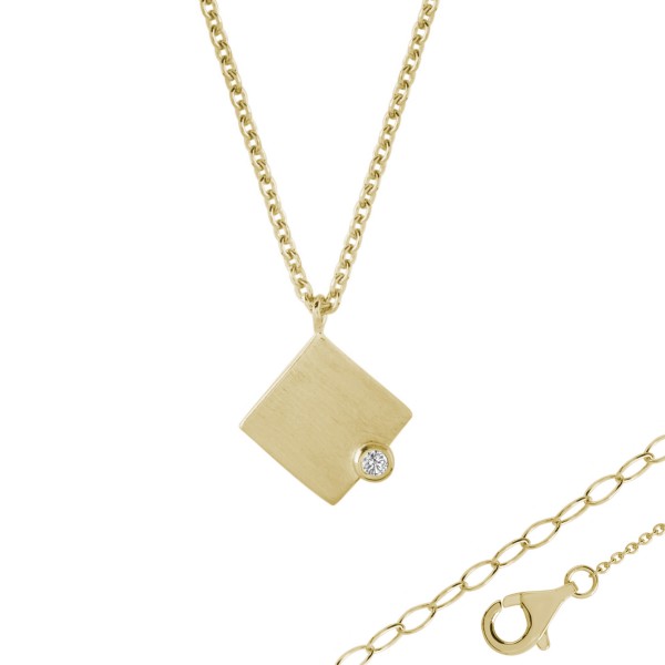 10013PLah Anhänger mit Kette 925/- plattiert