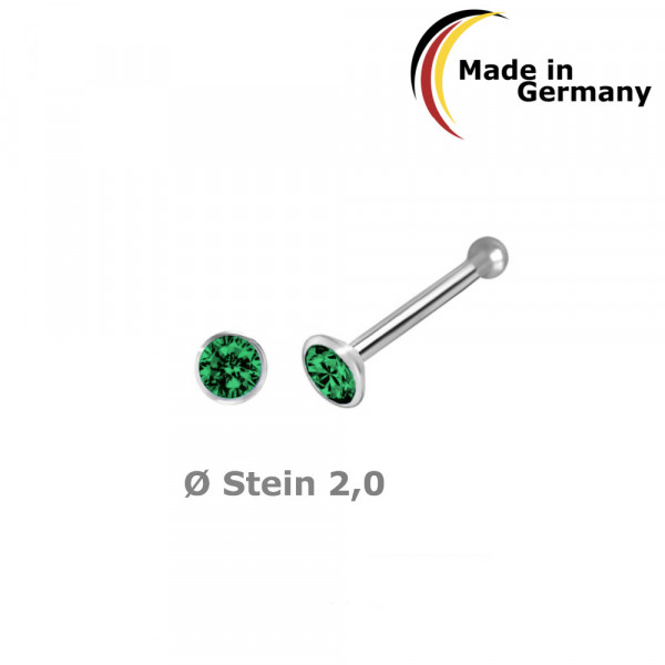 5328Kgn Nasenstecker/ Kugelstift 925/-