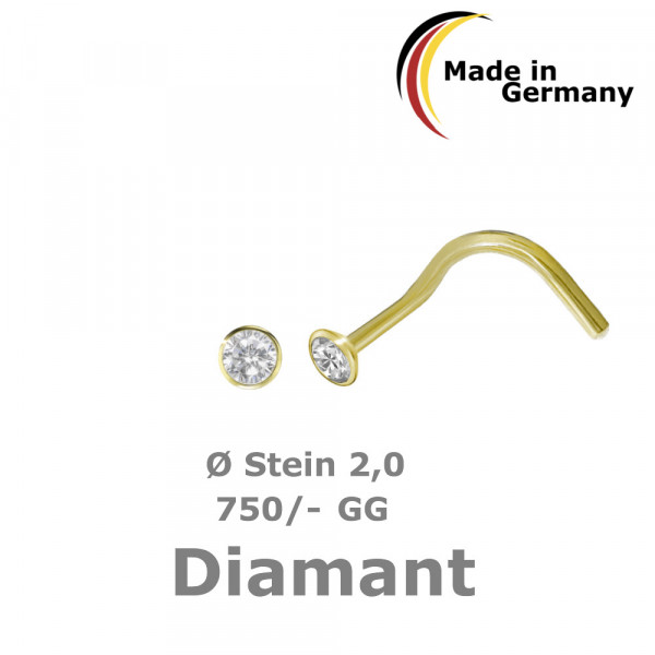 5158 nose stud DIAMOND 750/-