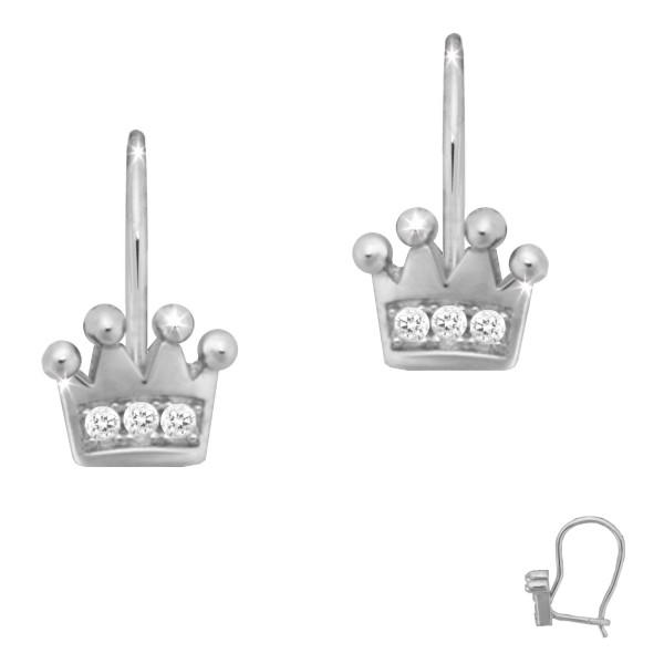 8316 Ohrmuschelbouton Krone 925/-