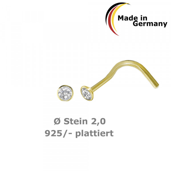 5328Pl nose-stud 925/-